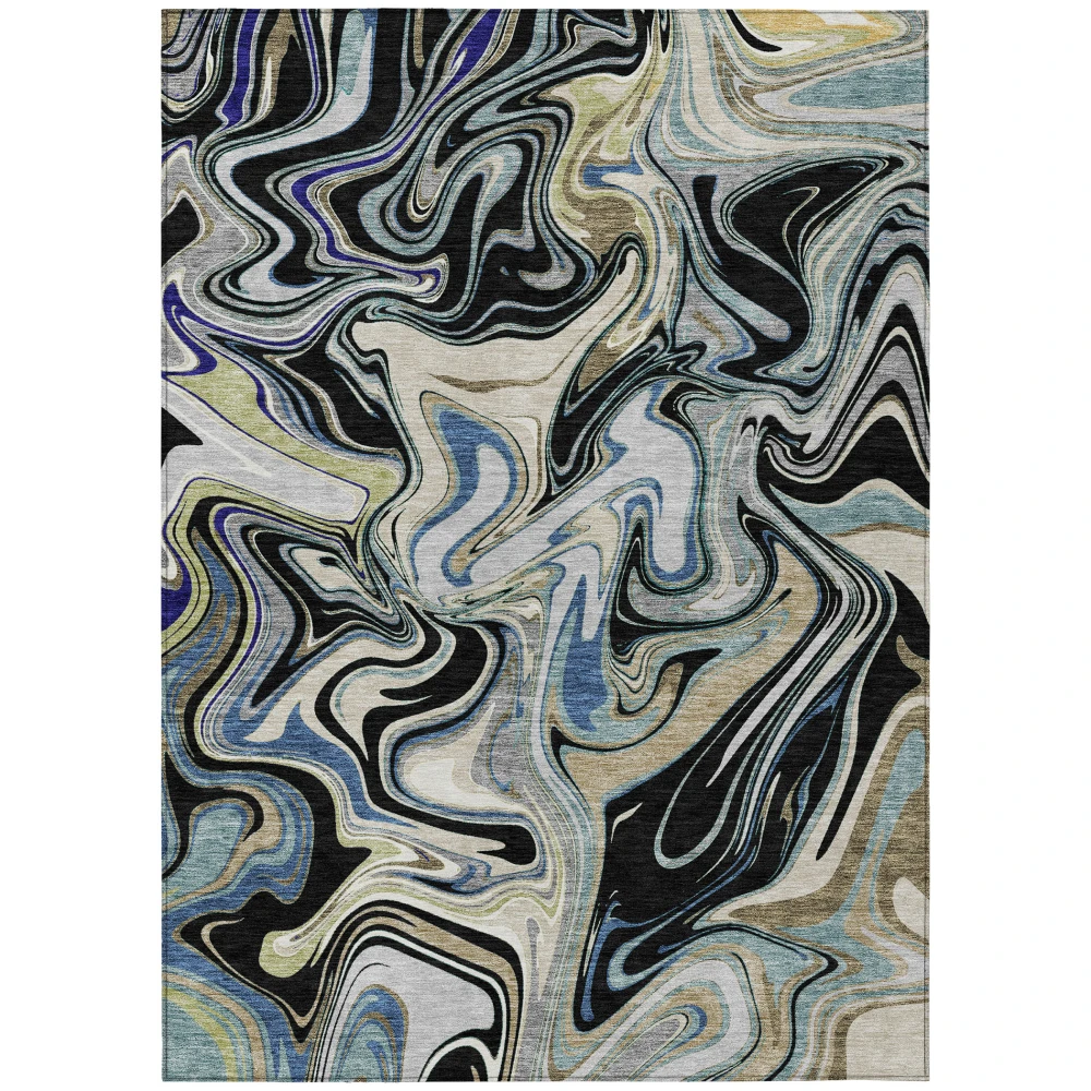 Chantille ACN2395 Black 5' x 7'6