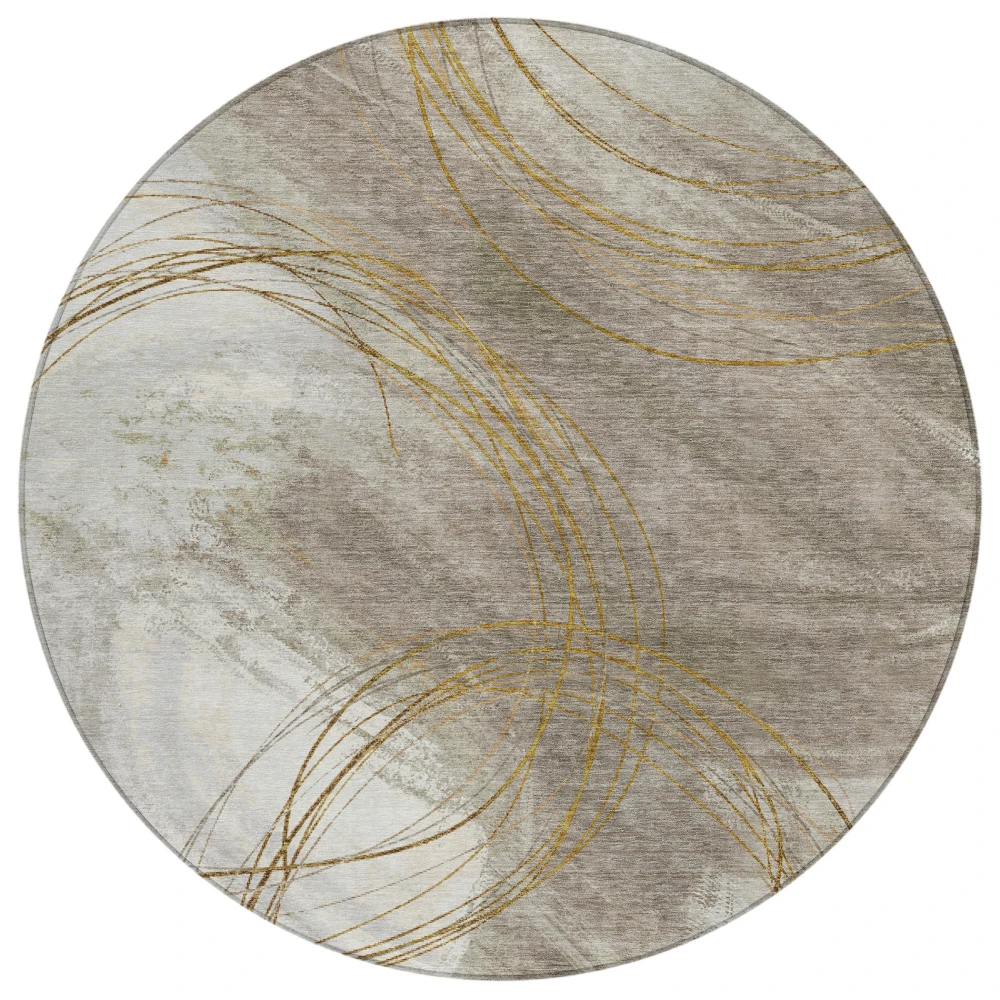 Chantille ACN2396 Khaki 8' x 8' Rug