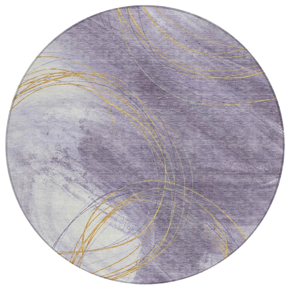 Chantille ACN2396 Purple 8' x 8' Rug