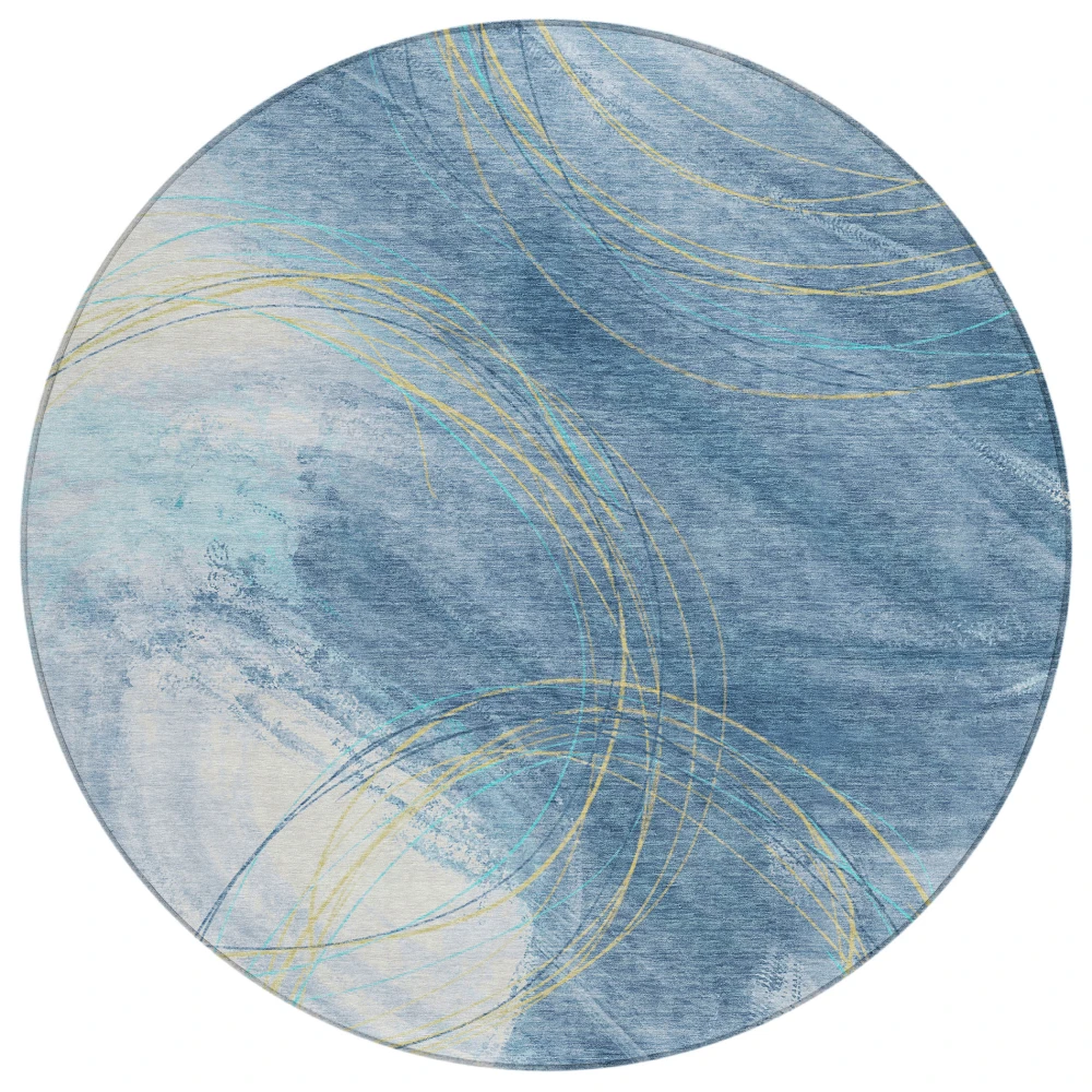 Chantille ACN2396 Sky 8' x 8' Rug