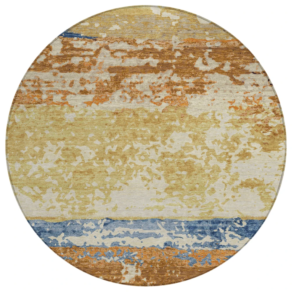 Chantille ACN2398 Gold 8' x 8' Rug