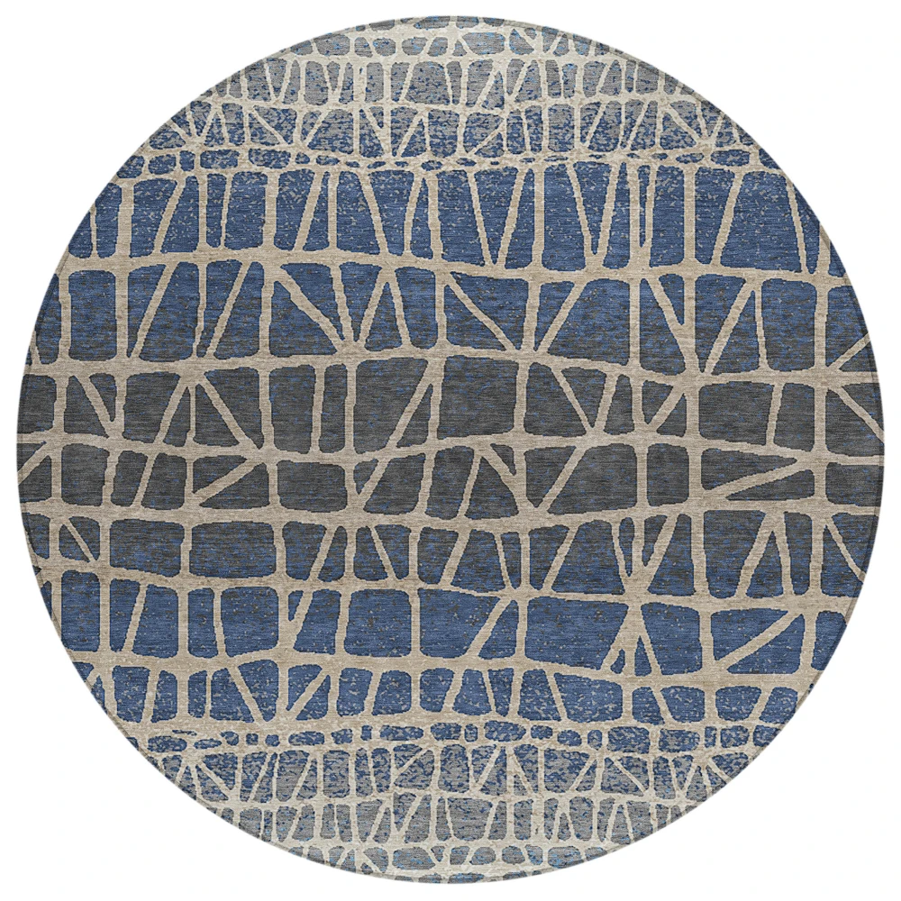 Chantille ACN2404 Blue 8' x 8' Rug