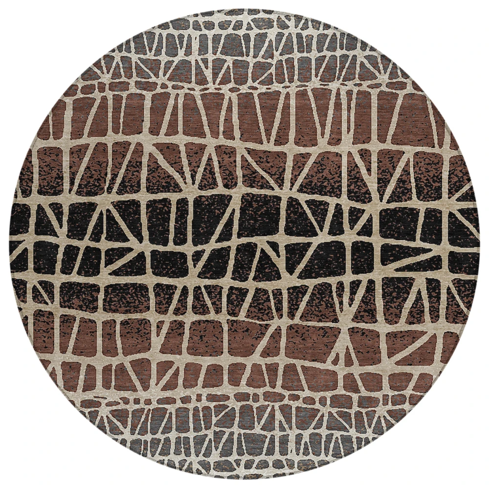Chantille ACN2404 Brown 8' x 8' Rug