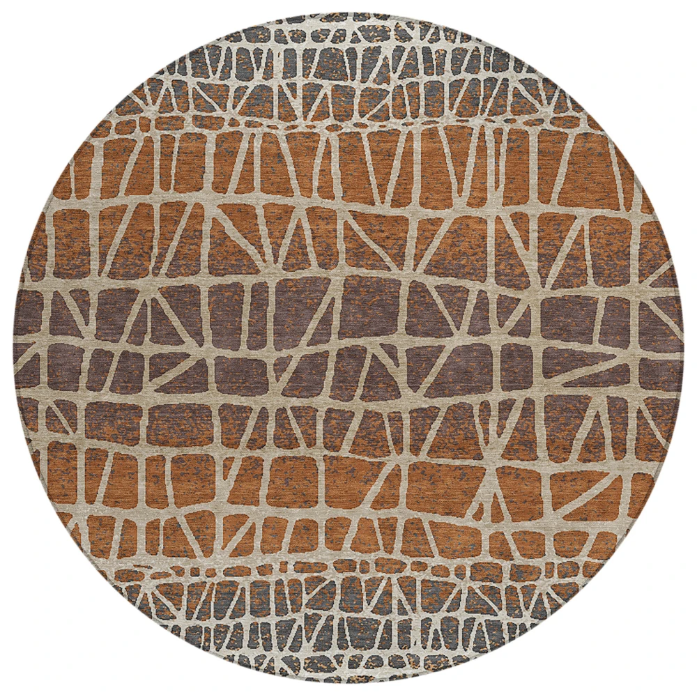 Chantille ACN2404 Copper 8' x 8' Rug