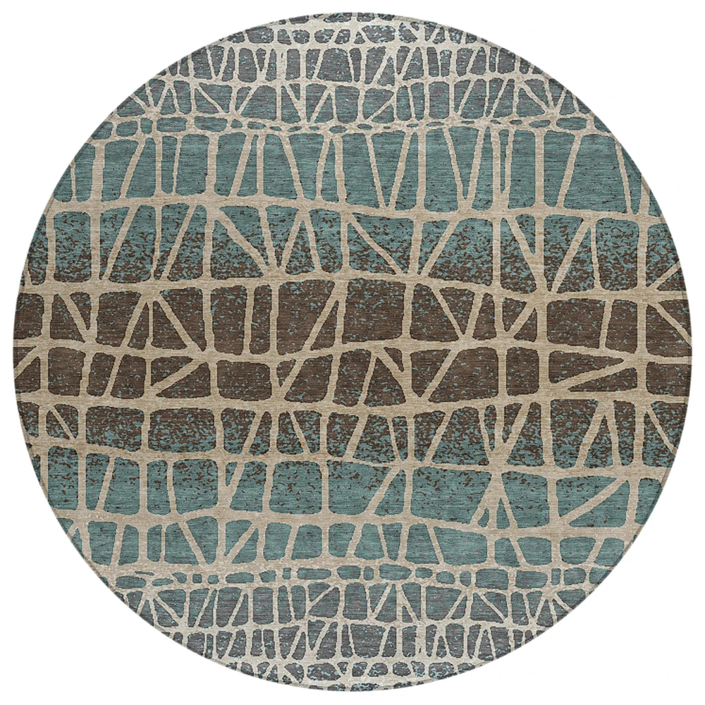 Chantille ACN2404 Teal 8' x 8' Rug