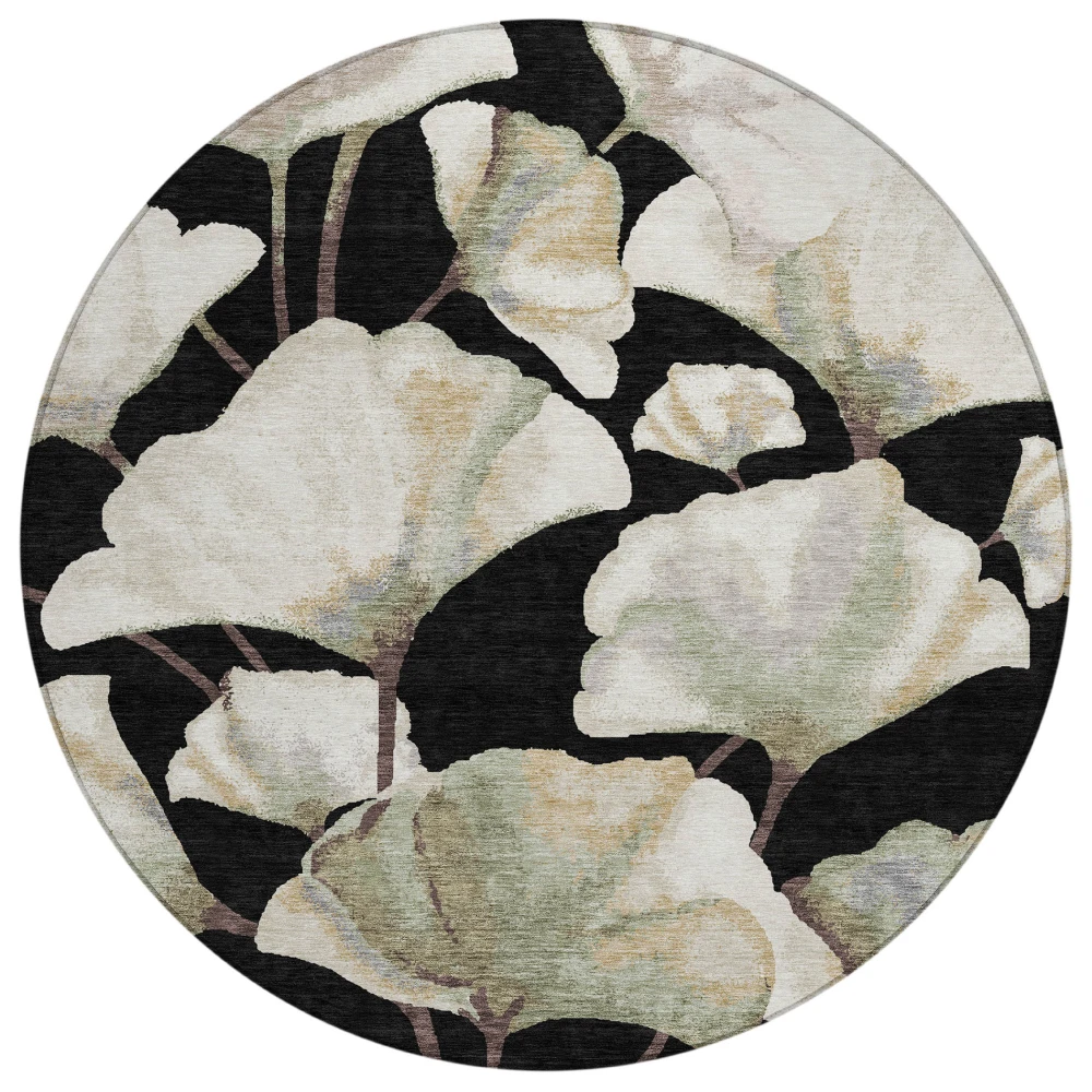 Chantille ACN2405 Black 8' x 8' Rug