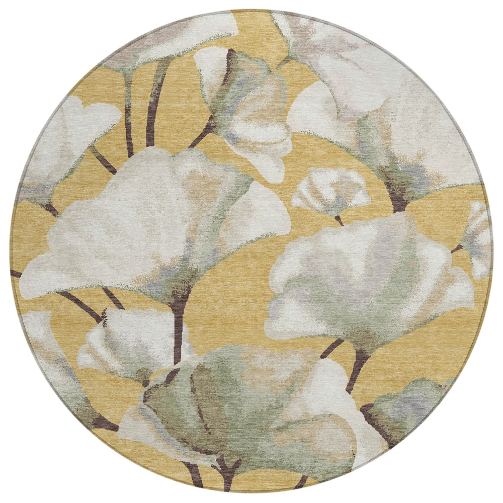 Chantille ACN2405 Gold 8' x 8' Rug