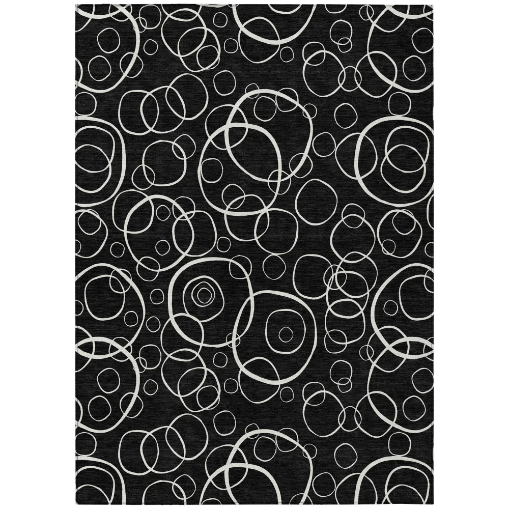 Chantille ACN2407 Black 3' x 5' Rug