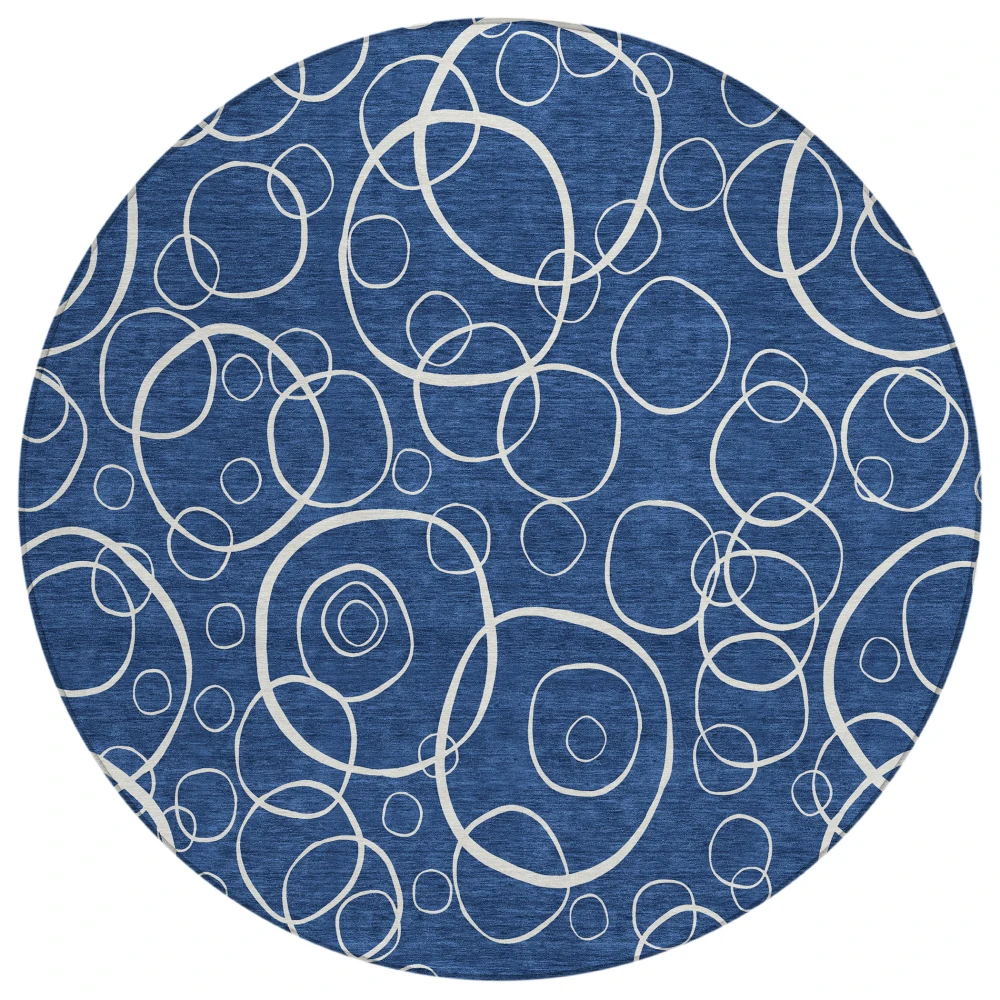 Chantille ACN2407 Navy 8' x 8' Rug