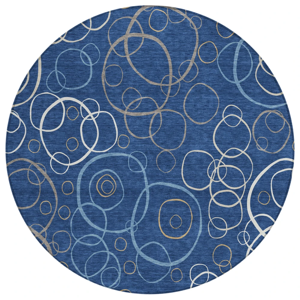 Chantille ACN2408 Navy 8' x 8' Rug