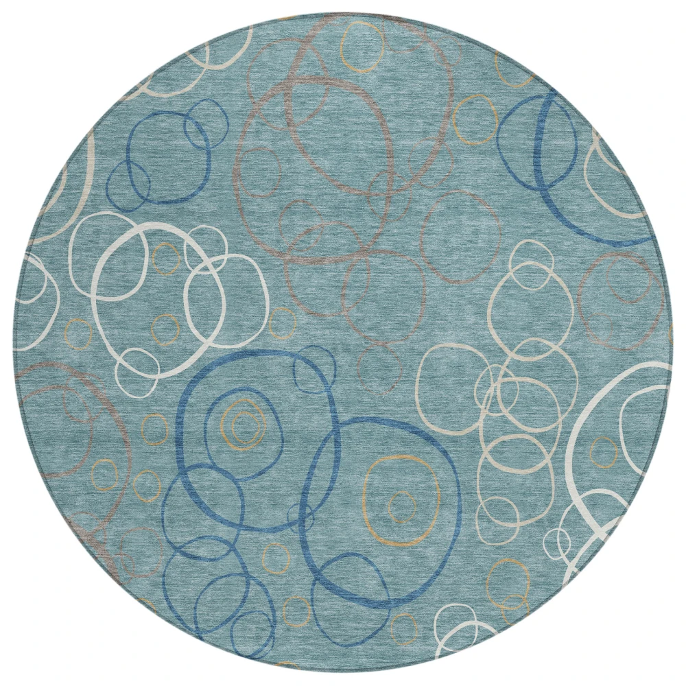 Chantille ACN2408 Teal 8' x 8' Rug