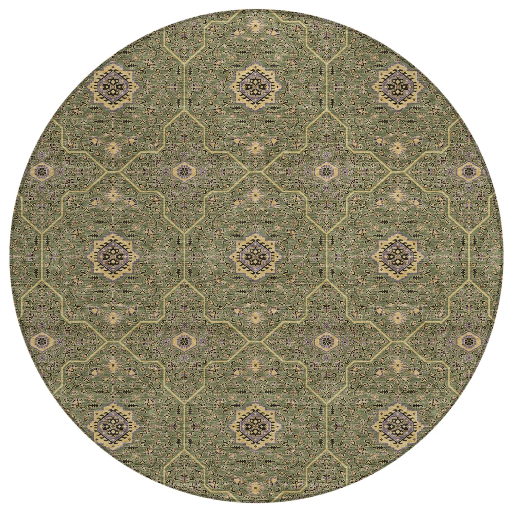 Chantille ACN2409 Olive 8' x 8' Rug