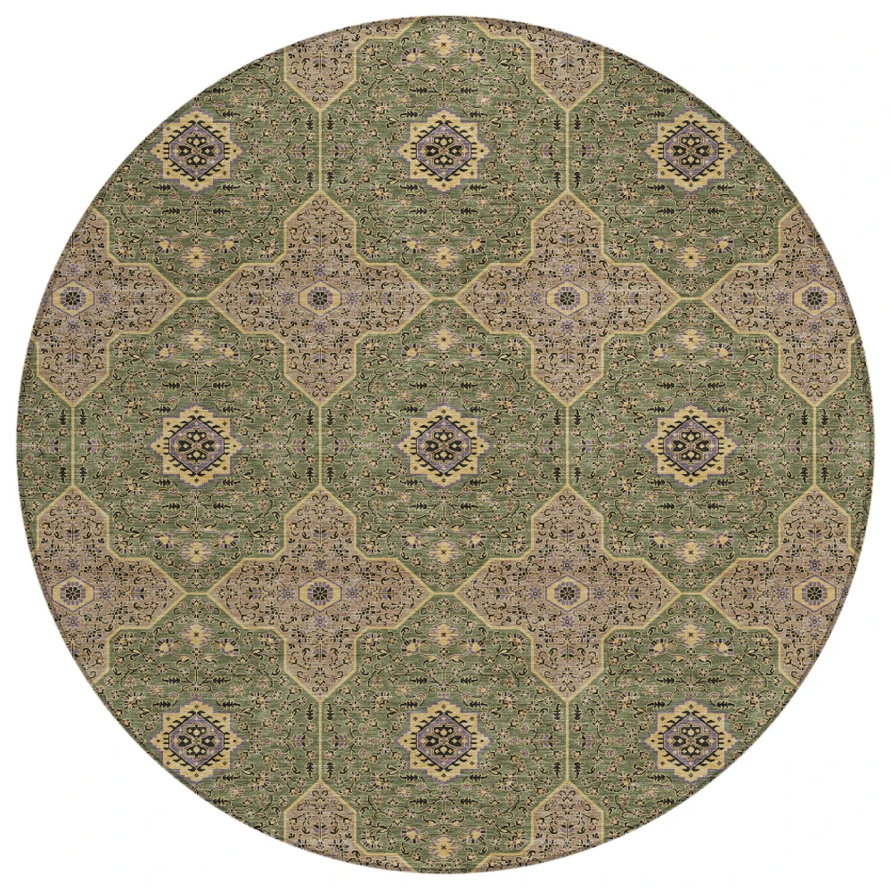 Chantille ACN2410 Olive 8' x 8' Rug