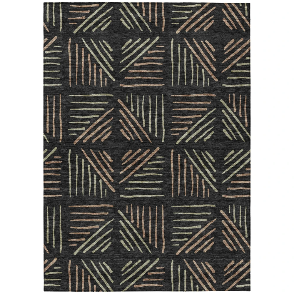 Chantille ACN2413 Black 3' x 5' Rug