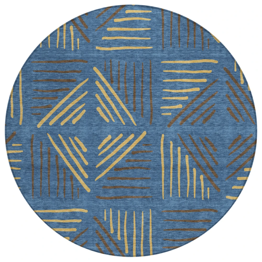 Chantille ACN2413 Navy 8' x 8' Rug