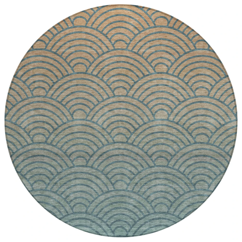 Chantille ACN2414 Teal 8' x 8' Rug