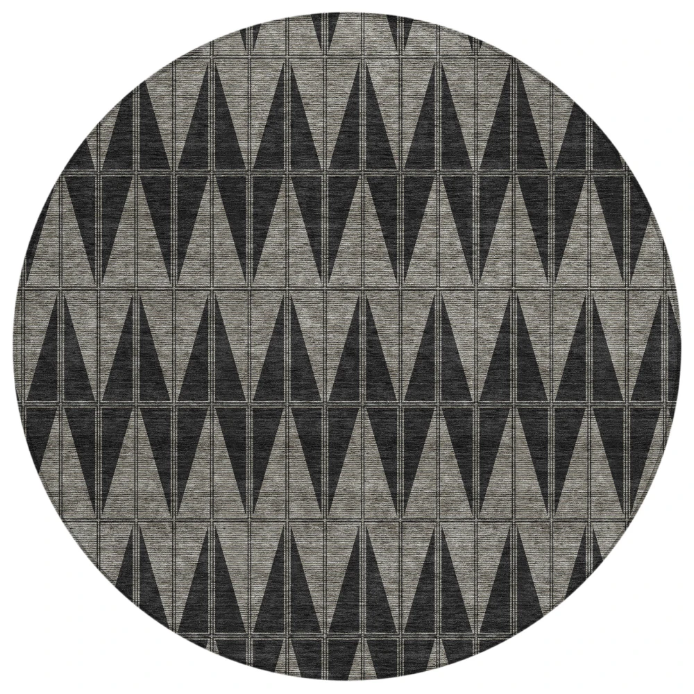 Chantille ACN2415 Black 8' x 8' Rug
