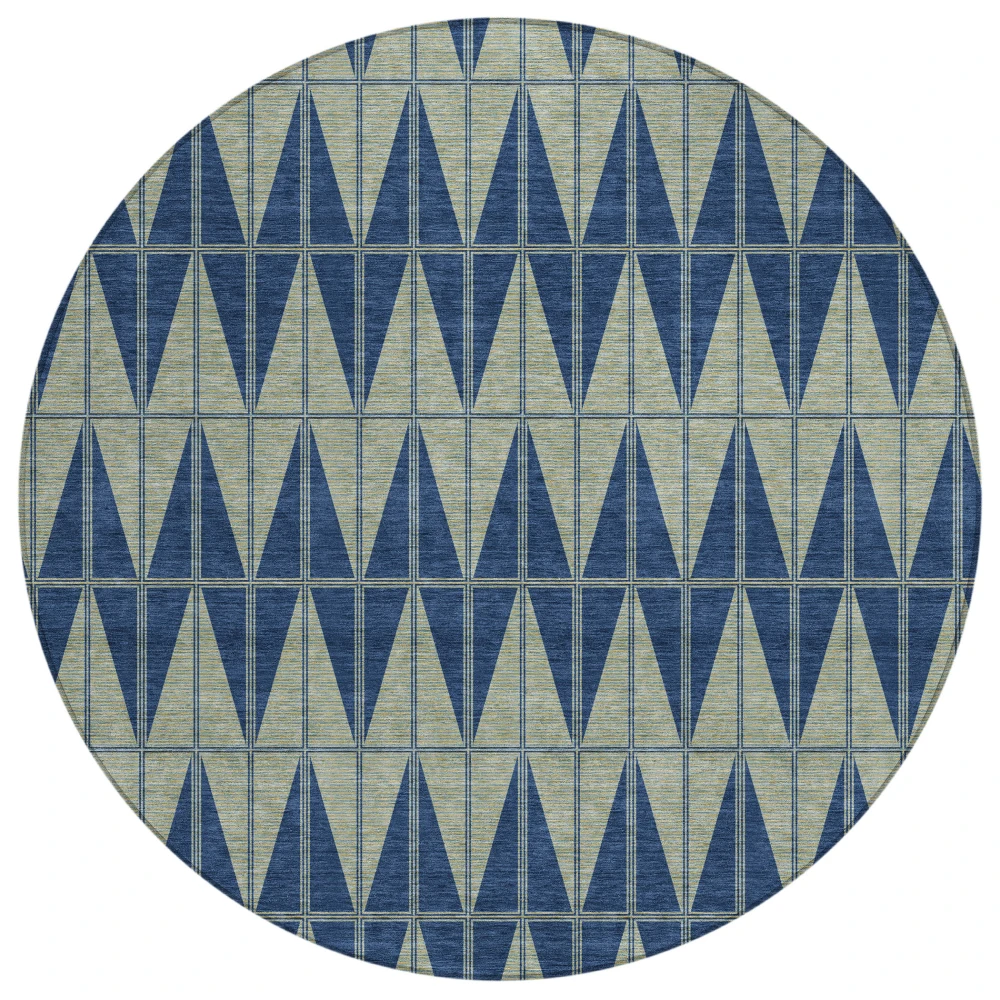 Chantille ACN2415 Navy 8' x 8' Rug