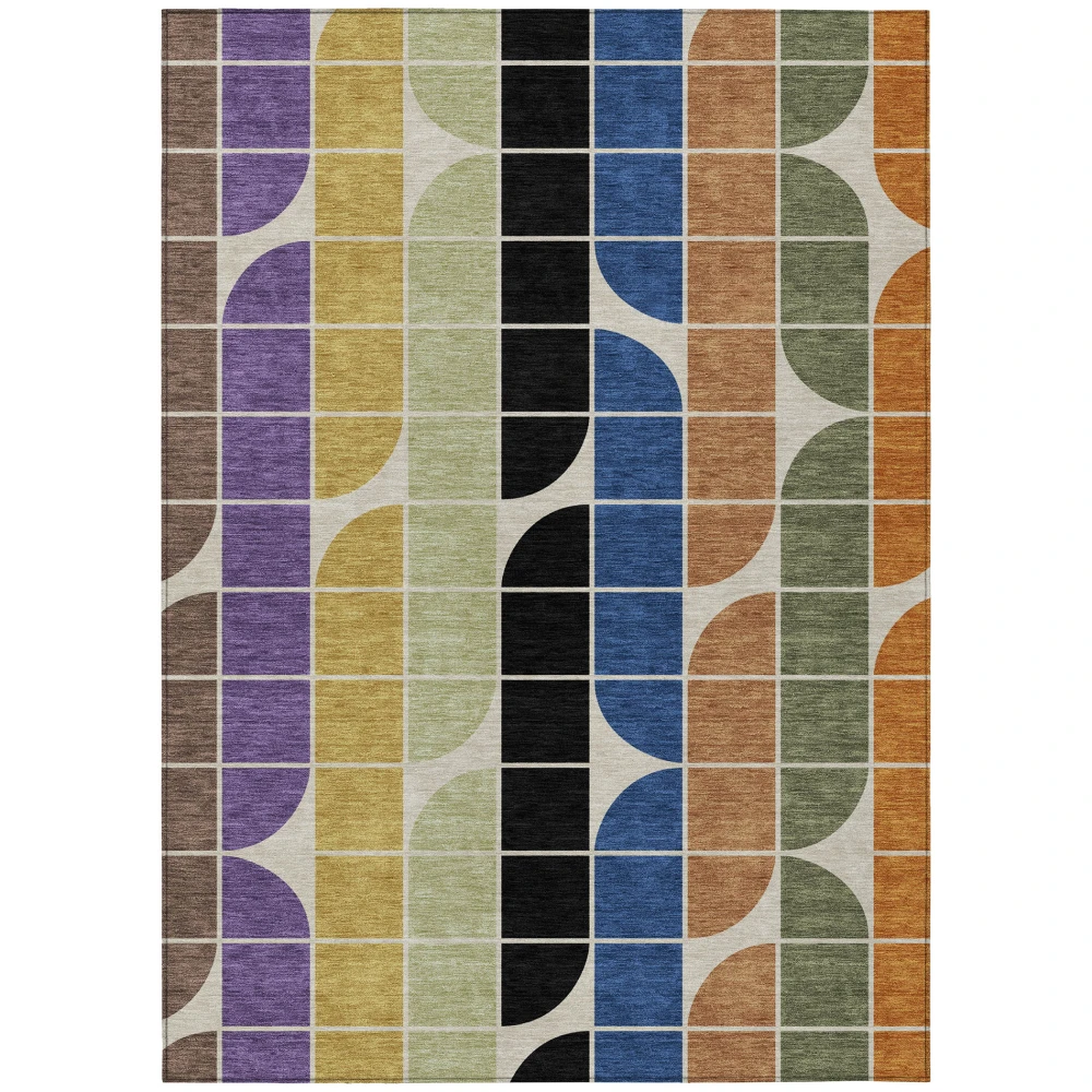 Chantille ACN2418 Blue 3' x 5' Rug