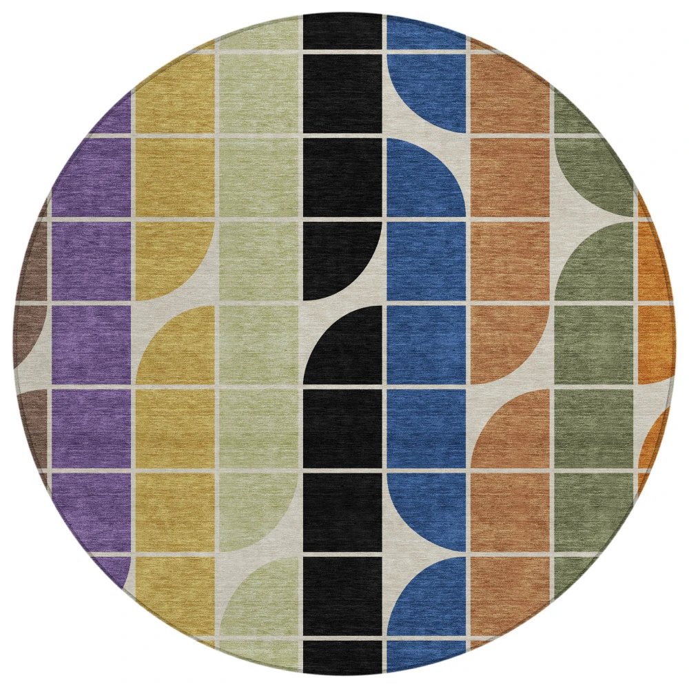 Chantille ACN2418 Blue 8' x 8' Rug