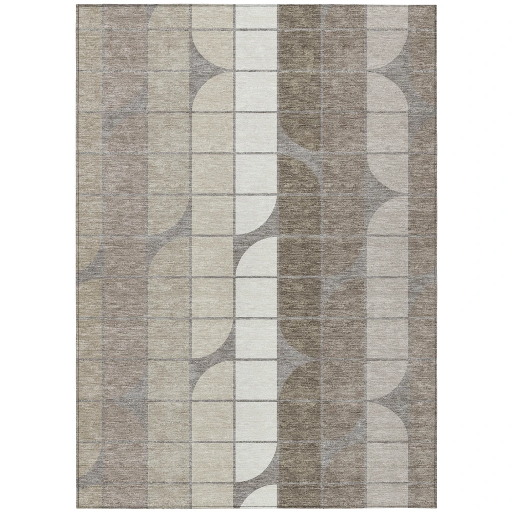 Chantille ACN2418 Taupe 5' x 7'6