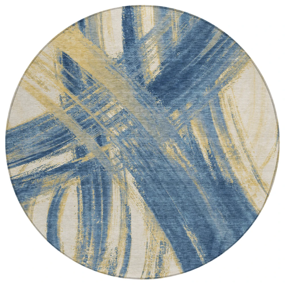 Chantille ACN2421 Navy 8' x 8' Rug