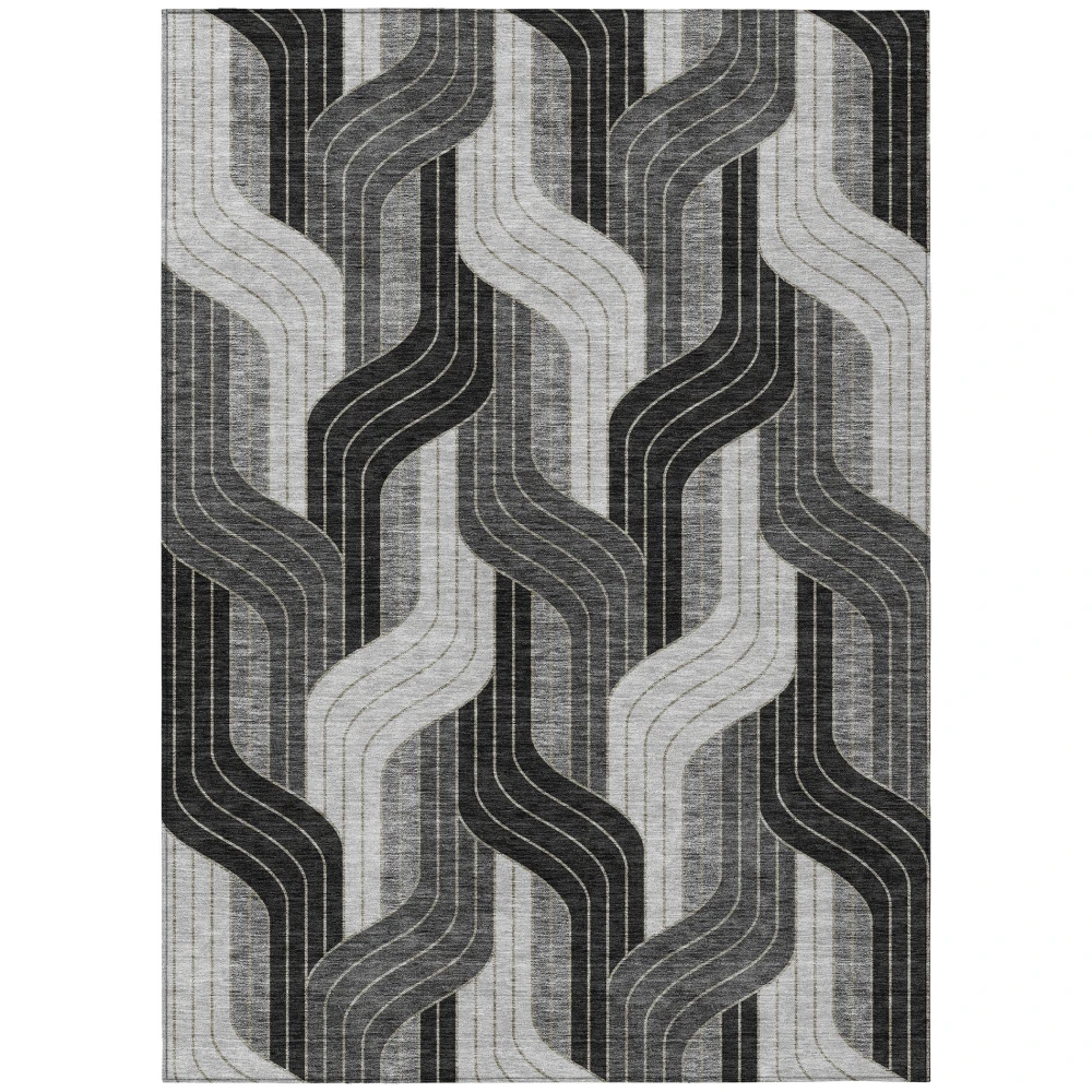 Chantille ACN2422 Black 5' x 7'6