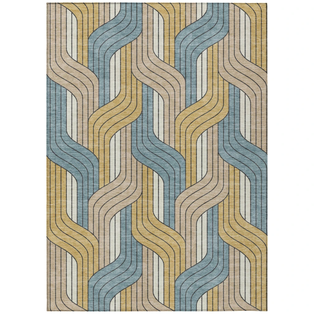Chantille ACN2422 Gold 3' x 5' Rug