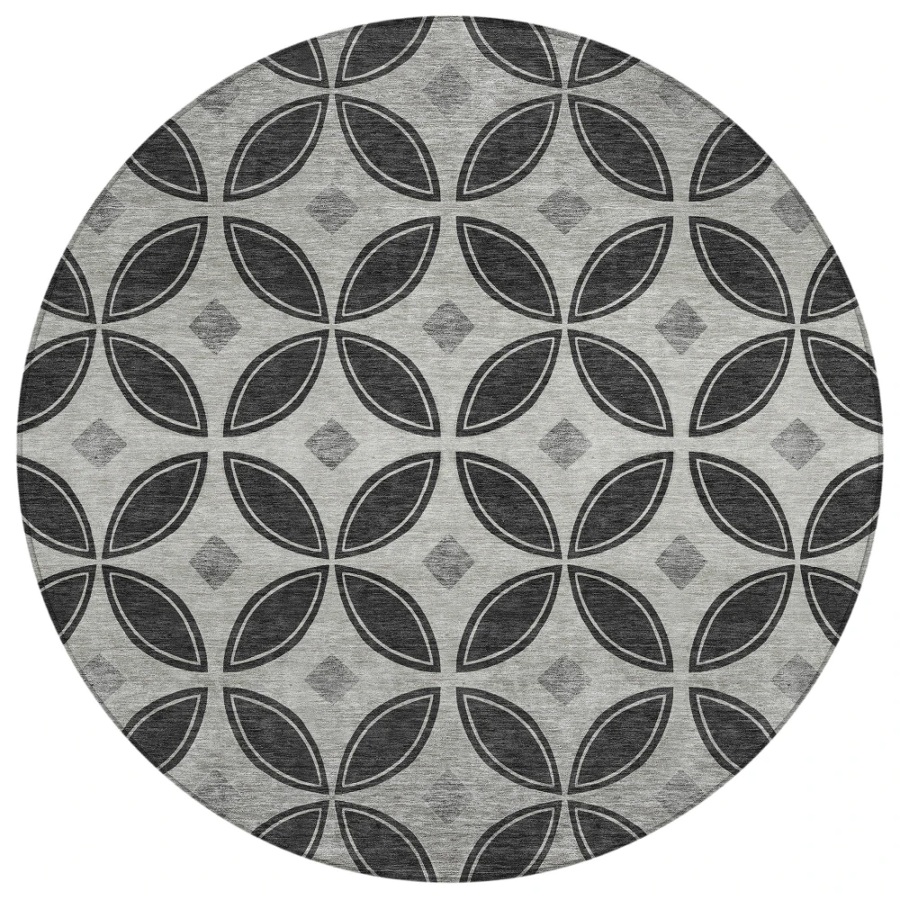 Chantille ACN2423 Black 8' x 8' Rug