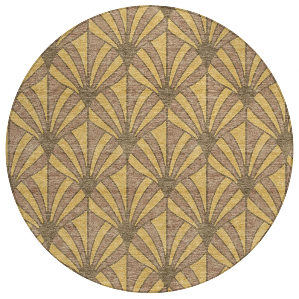 Chantille ACN2426 Gold 8' x 8' Rug