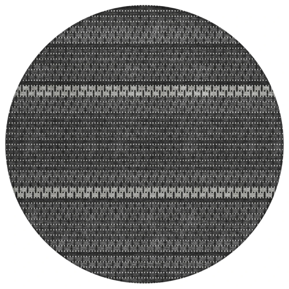 Chantille ACN2427 Black 8' x 8' Rug