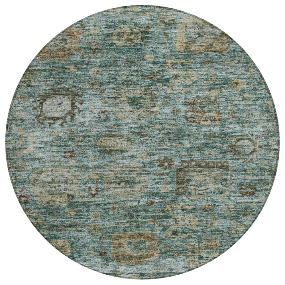 Chantille ACN2429 Teal 8' x 8' Rug