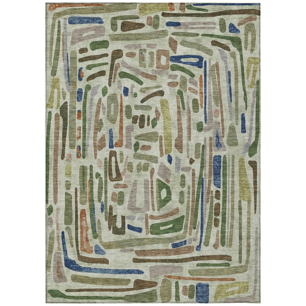Chantille ACN2432 Aloe 5' x 7'6