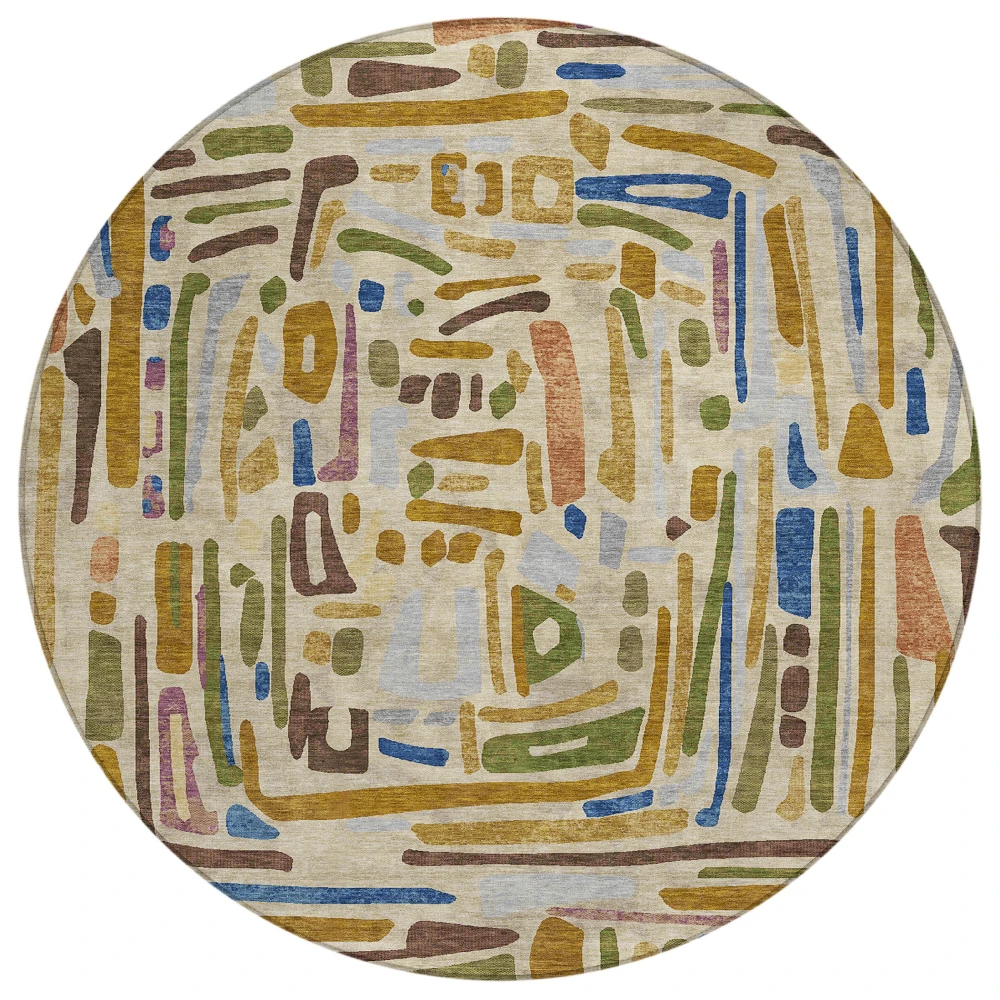 Chantille ACN2432 Beige 8' x 8' Rug
