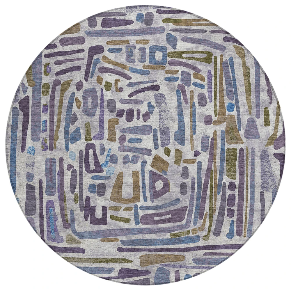 Chantille ACN2432 Purple 8' x 8' Rug