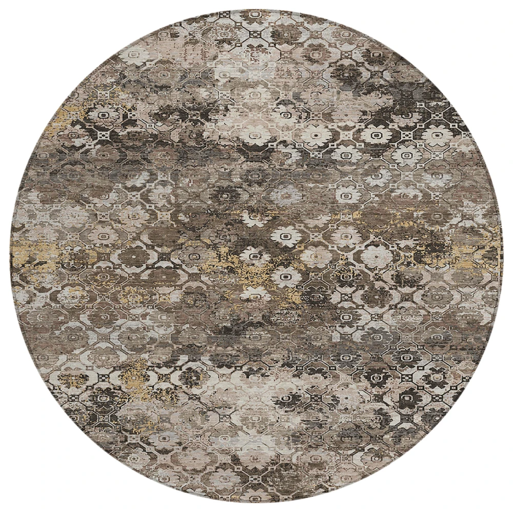 Chantille ACN2433 Brown 8' x 8' Rug