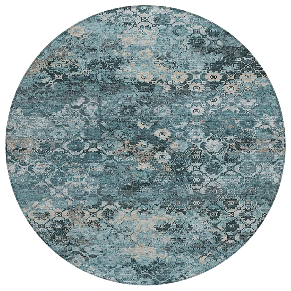 Chantille ACN2433 Teal 8' x 8' Rug