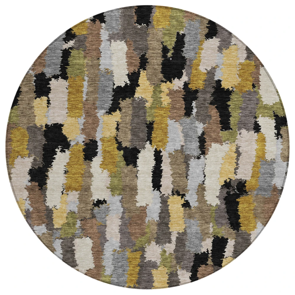 Chantille ACN2437 Black 8' x 8' Rug