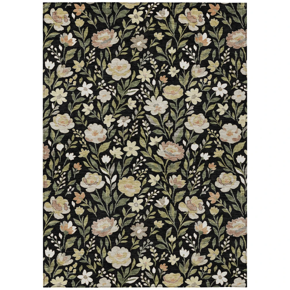 Chantille ACN2438 Black 3' x 5' Rug