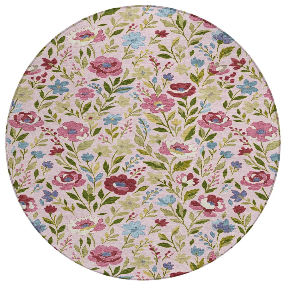 Chantille ACN2438 Pink 8' x 8' Rug