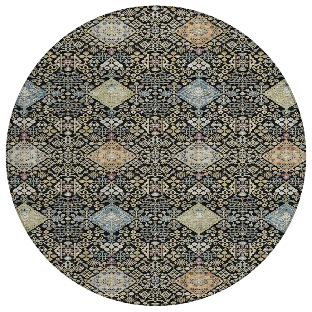 Chantille ACN2440 Black 8' x 8' Rug