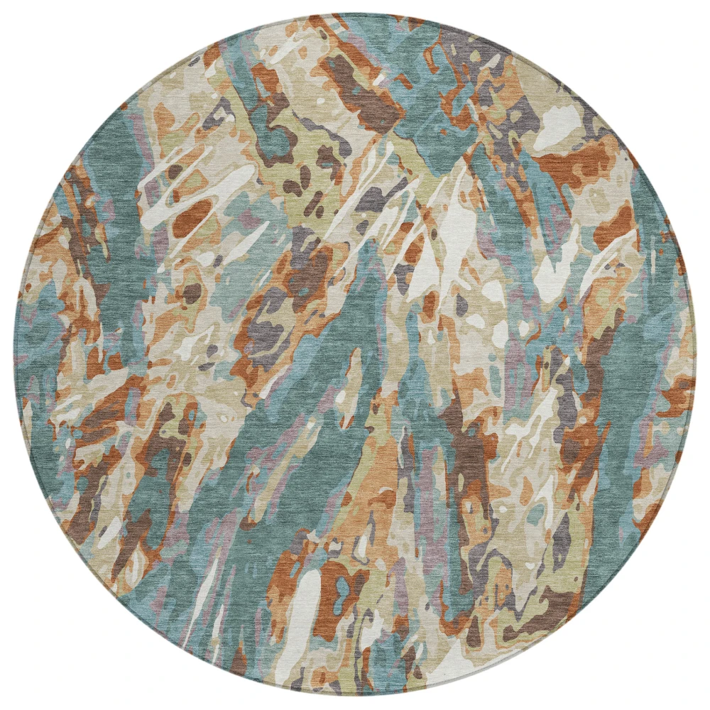 Chantille ACN2441 Teal 8' x 8' Rug