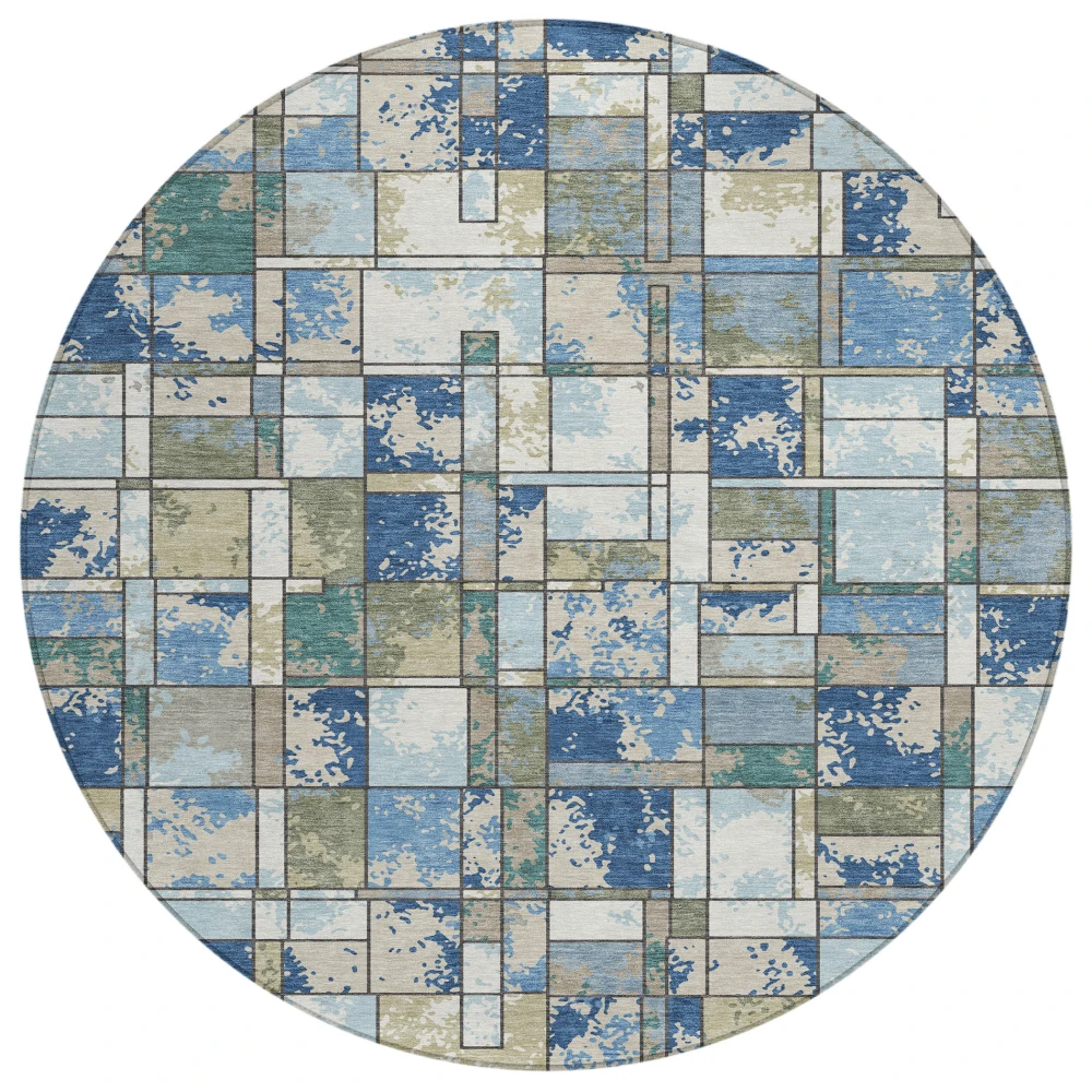 Chantille ACN2442 Blue 8' x 8' Rug