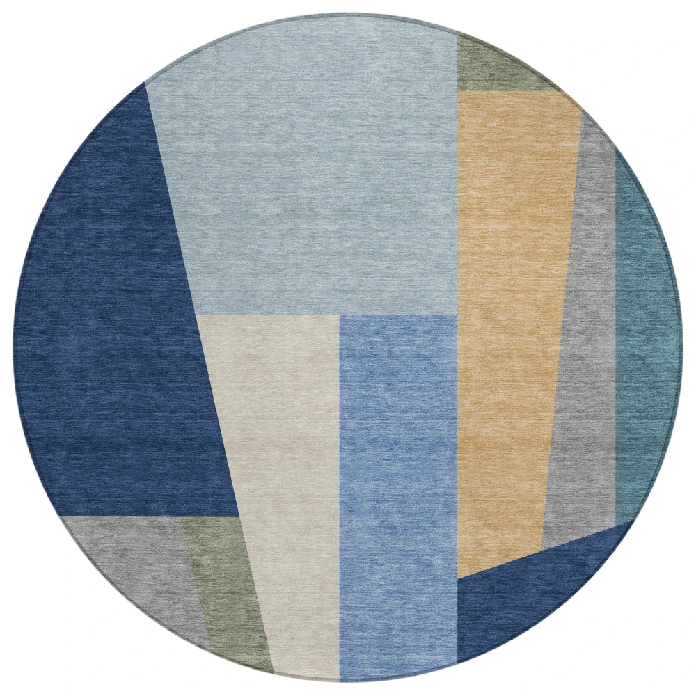 Chantille ACN2446 Navy 8' x 8' Rug