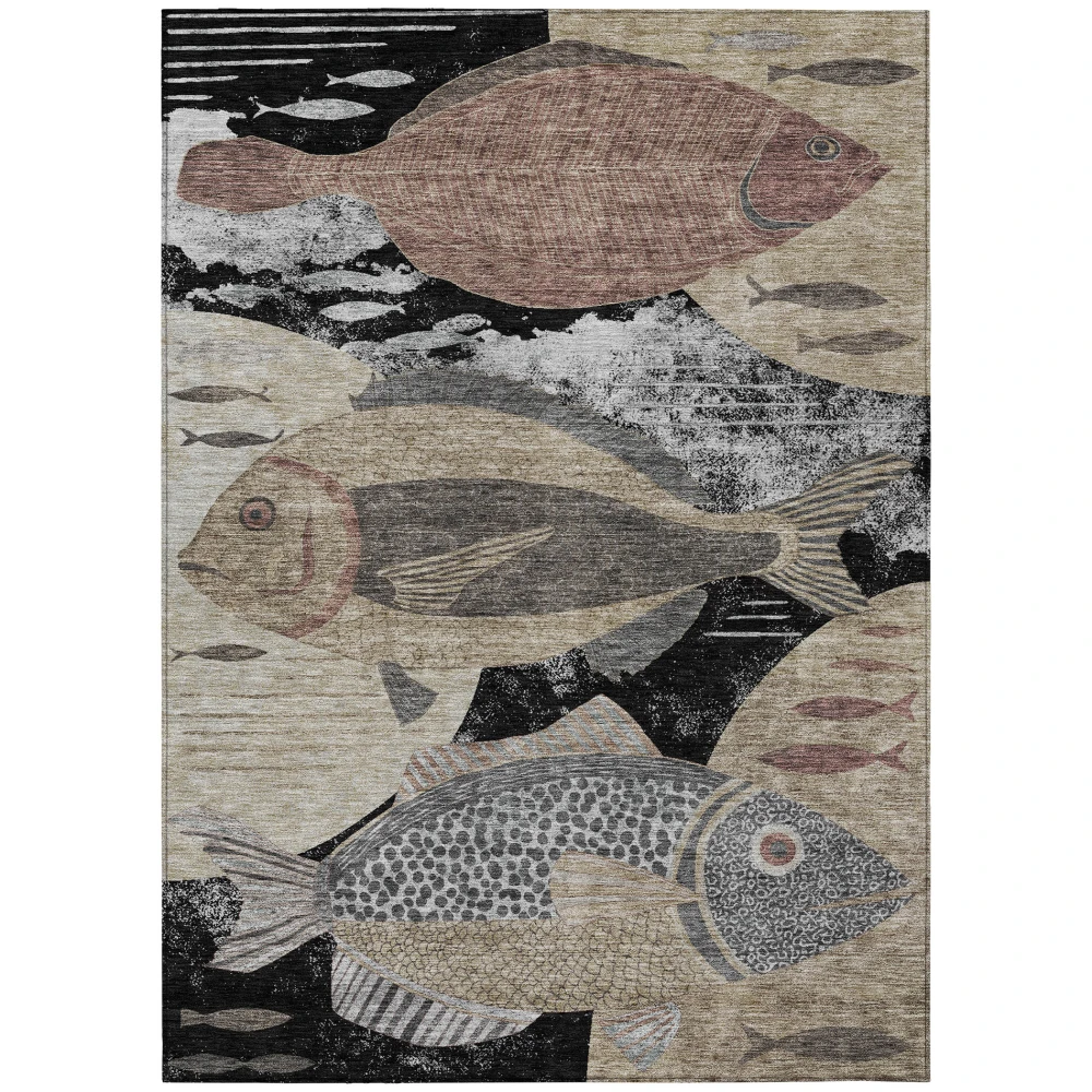 Chantille ACN2447 Black 8' x 10' Rug