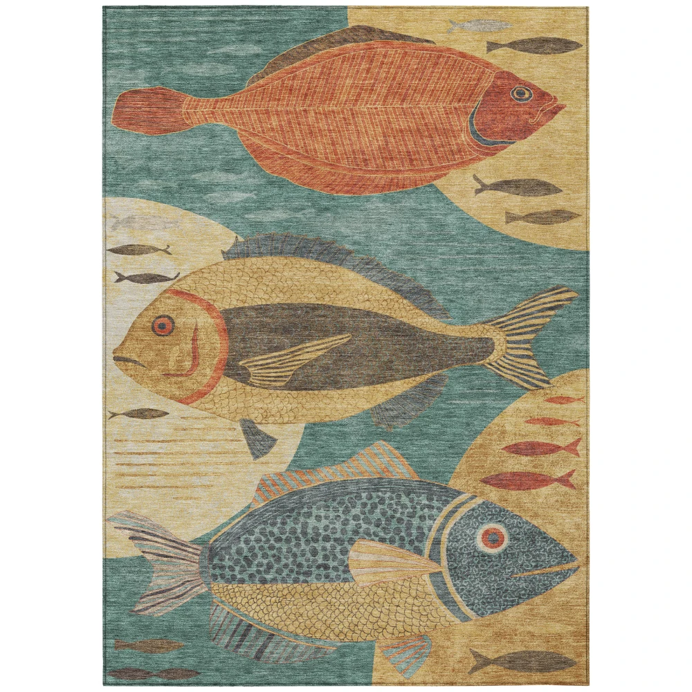 Chantille ACN2447 Teal 8' x 10' Rug