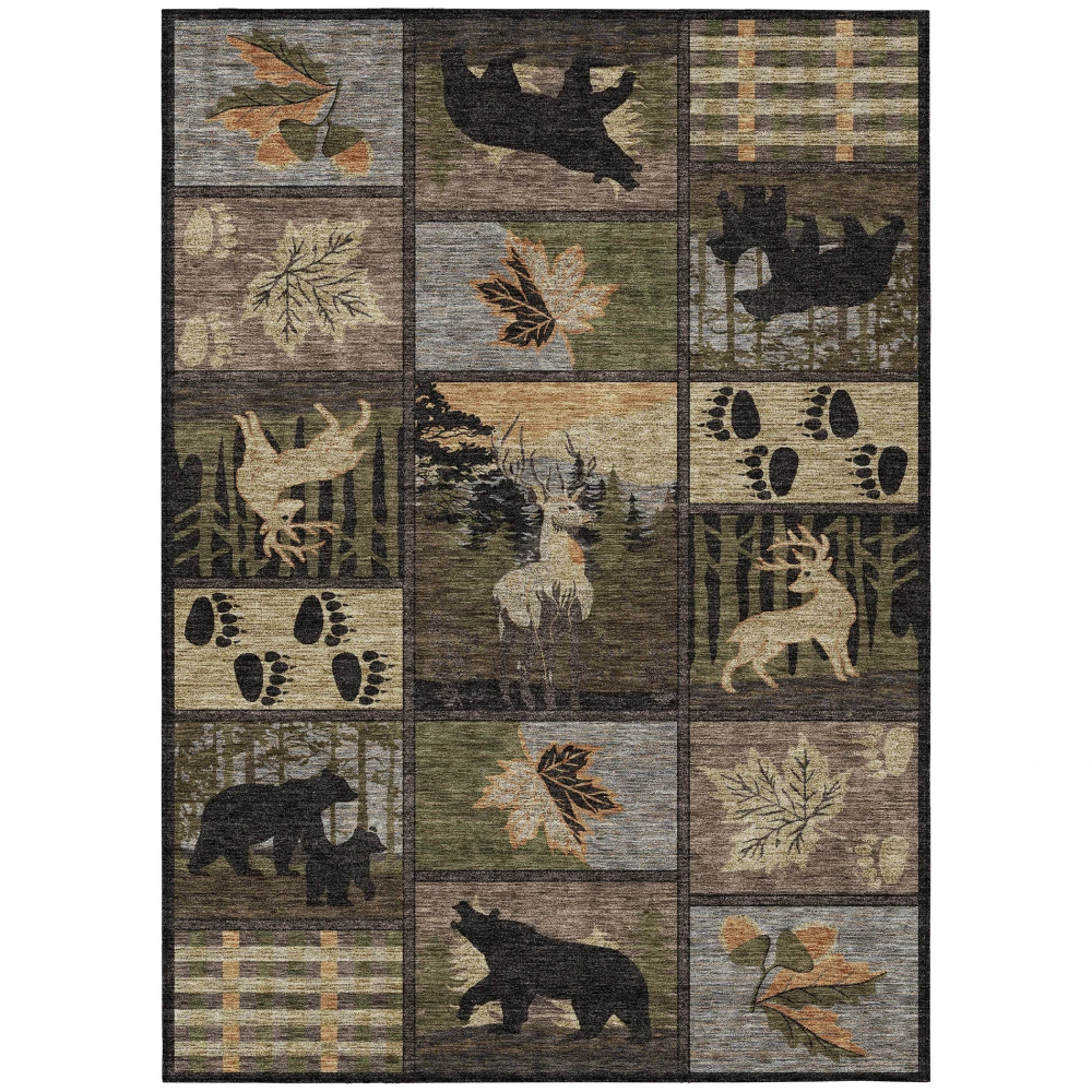 Chantille ACN2448 Black 9' x 12' Rug