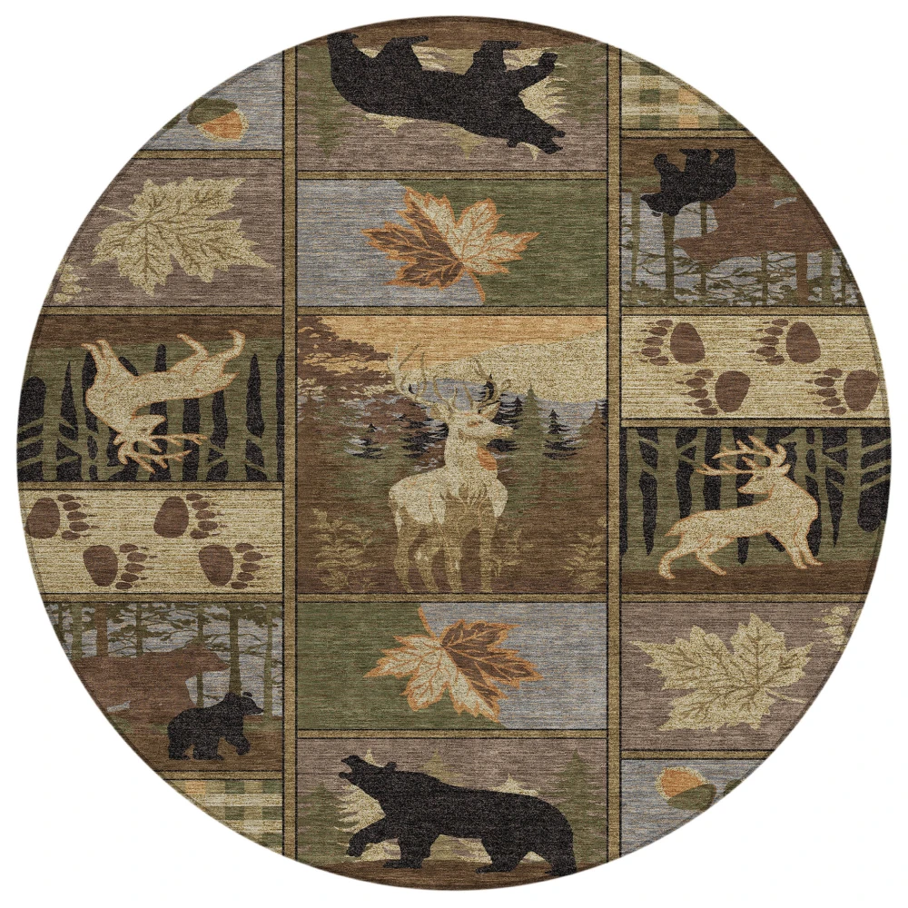 Chantille ACN2448 Chocolate 8' x 8' Rug