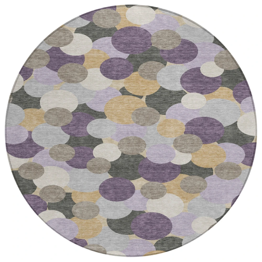 Chantille ACN2450 Plum 8' x 8' Rug