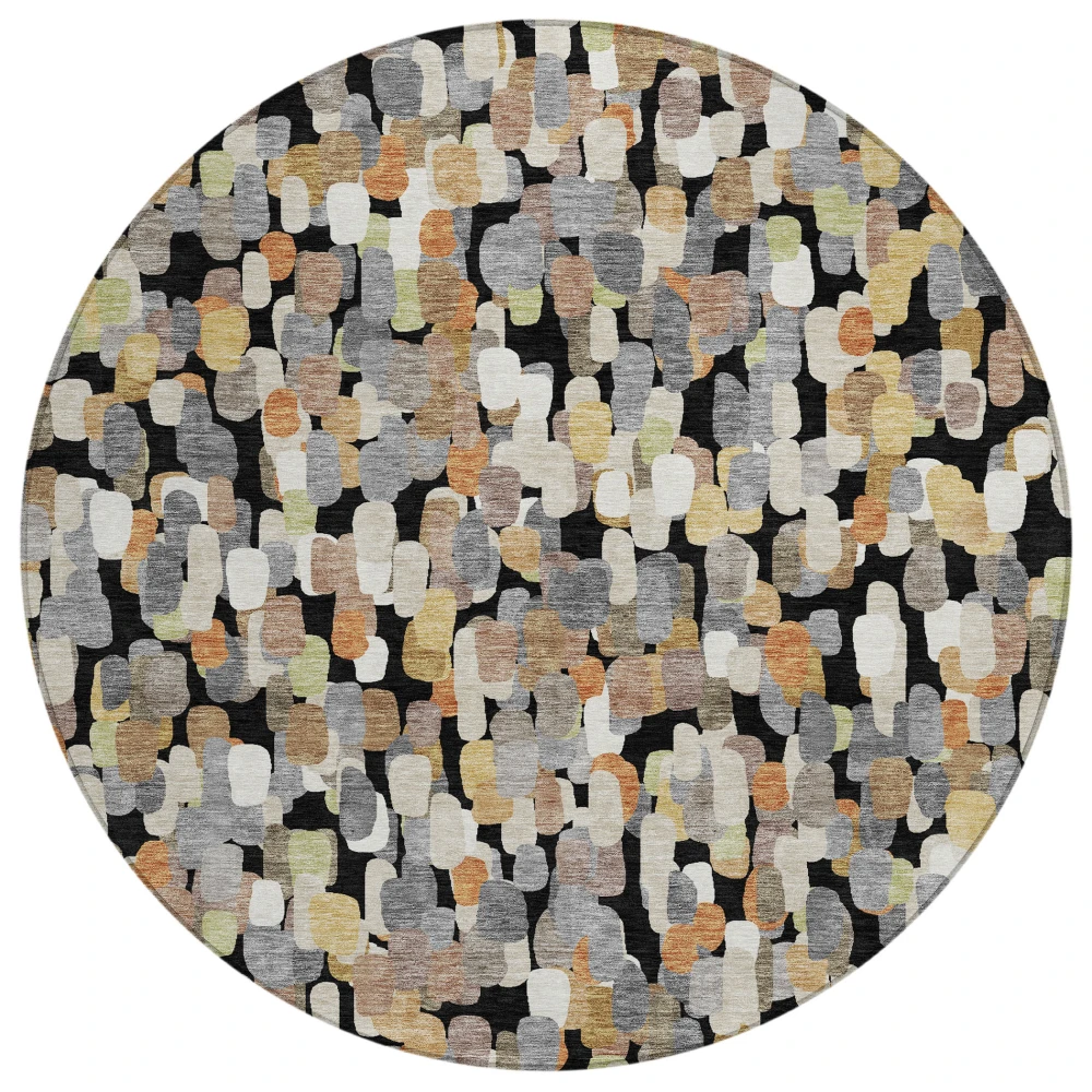 Chantille ACN2451 Black 8' x 8' Rug